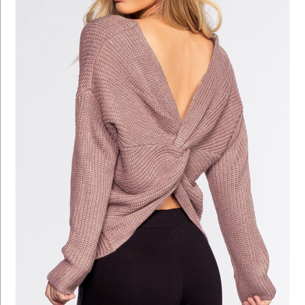 Off the shoulder sweater